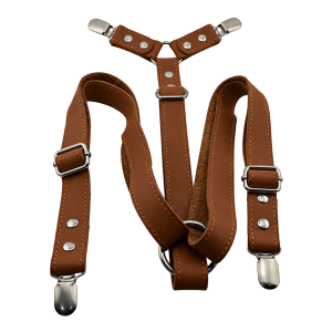 Leather suspenders
