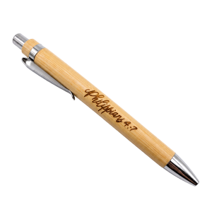 Personalised wooden pen