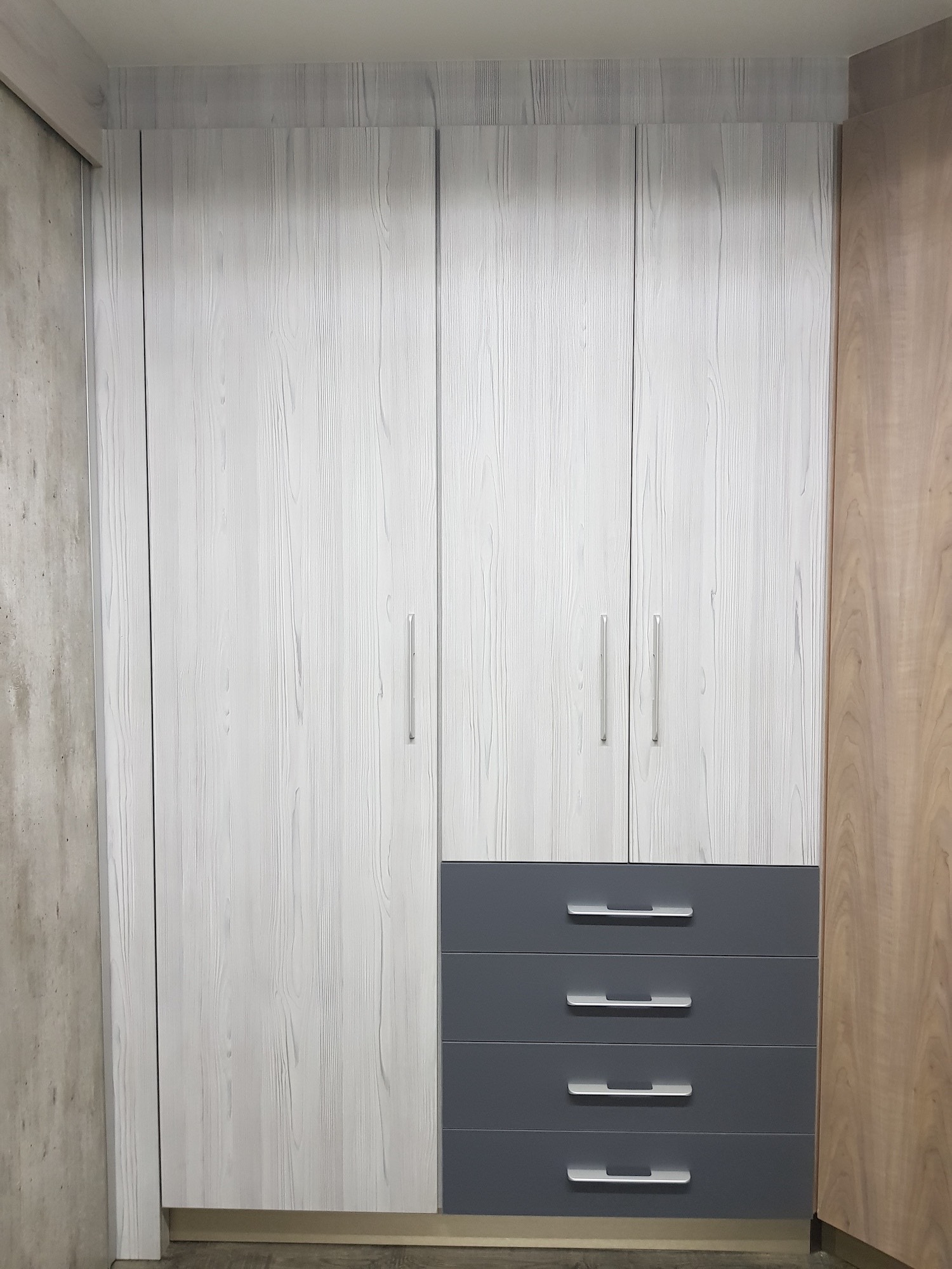 Living custom cabinetry project by Lé Grandt Woodcraft