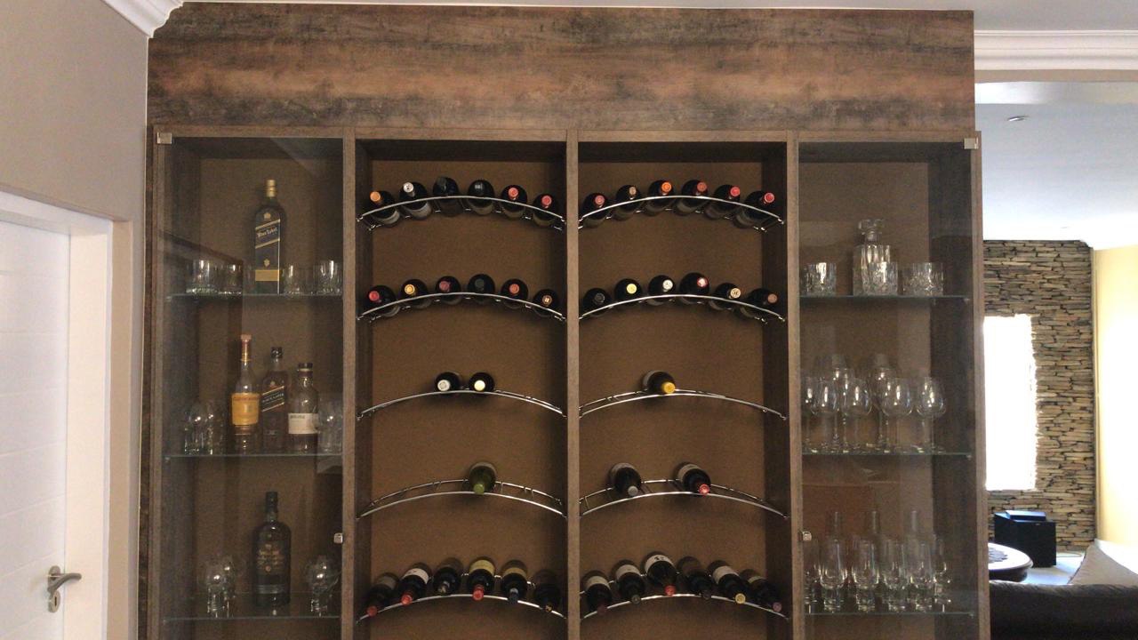 Living custom cabinetry project by Lé Grandt Woodcraft