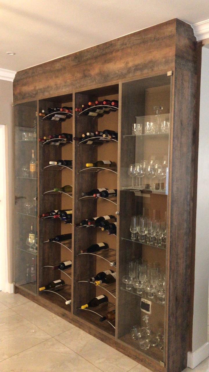 Living custom cabinetry project by Lé Grandt Woodcraft