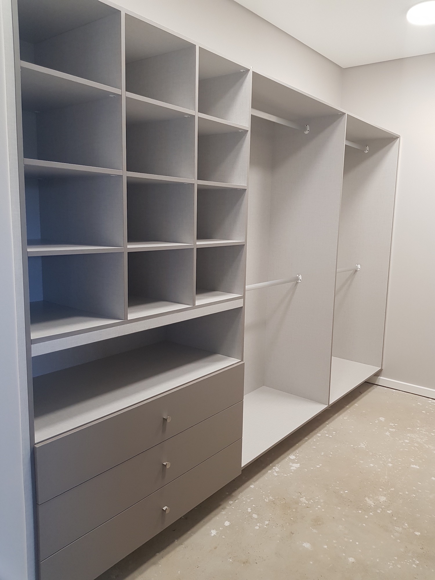Living custom cabinetry project by Lé Grandt Woodcraft
