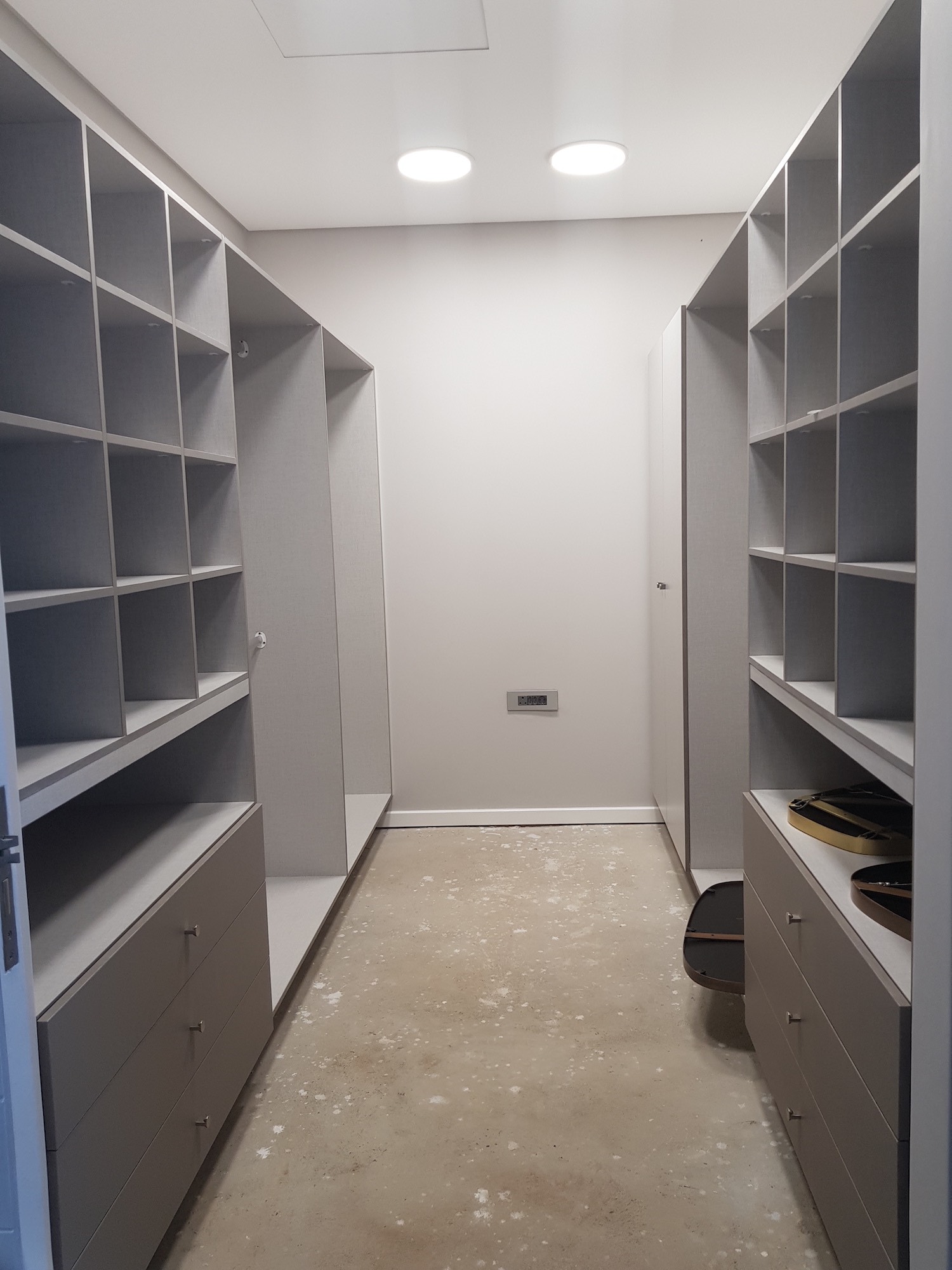 Living custom cabinetry project by Lé Grandt Woodcraft