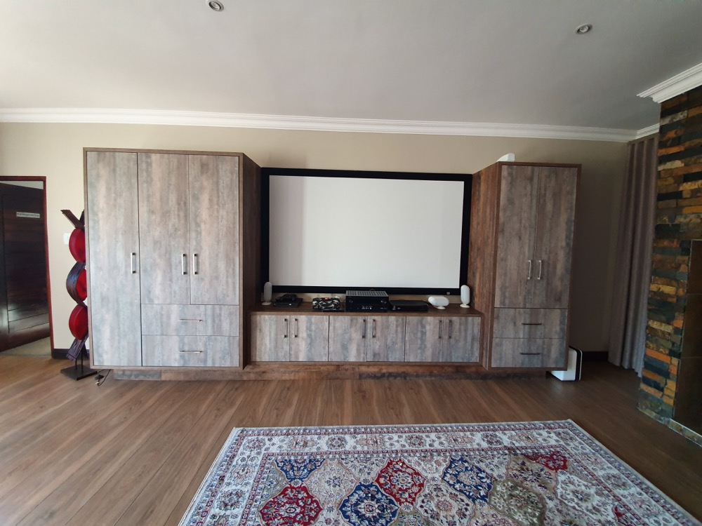 Living custom cabinetry project by Lé Grandt Woodcraft