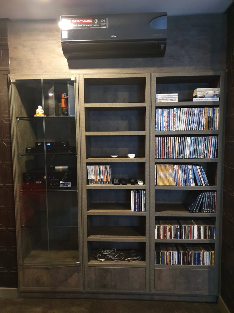 Living custom cabinetry project by Lé Grandt Woodcraft
