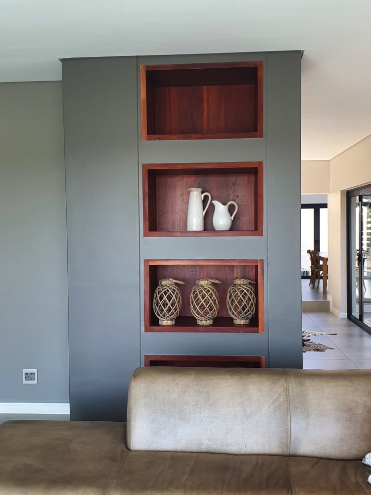 Living custom cabinetry project by Lé Grandt Woodcraft