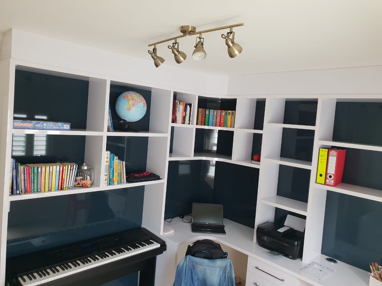 Living custom cabinetry project by Lé Grandt Woodcraft