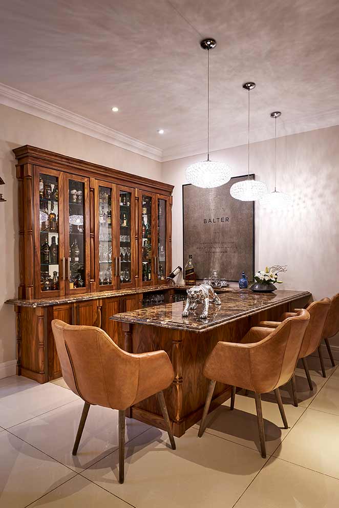 Living custom cabinetry project by Lé Grandt Woodcraft