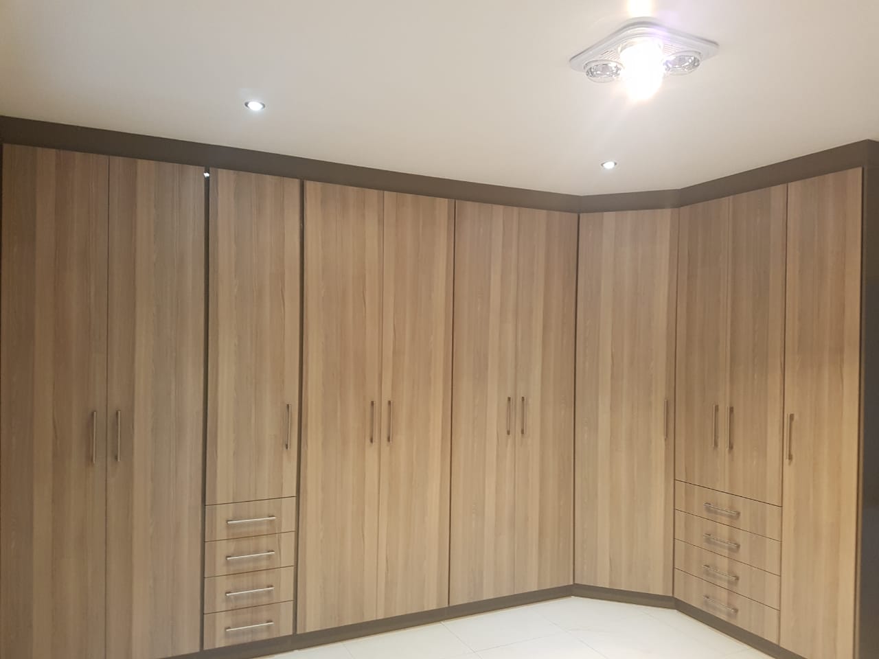 Living custom cabinetry project by Lé Grandt Woodcraft