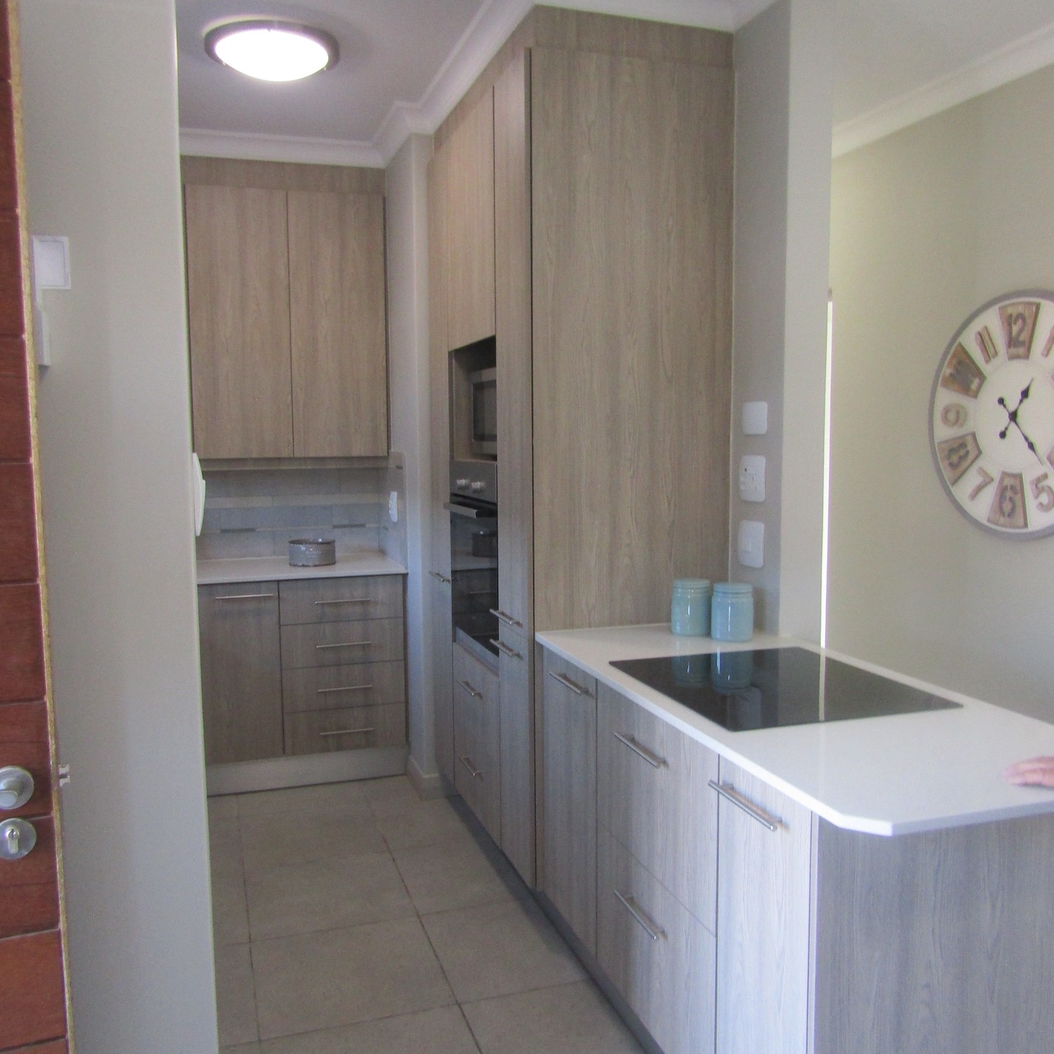 Living custom cabinetry project by Lé Grandt Woodcraft