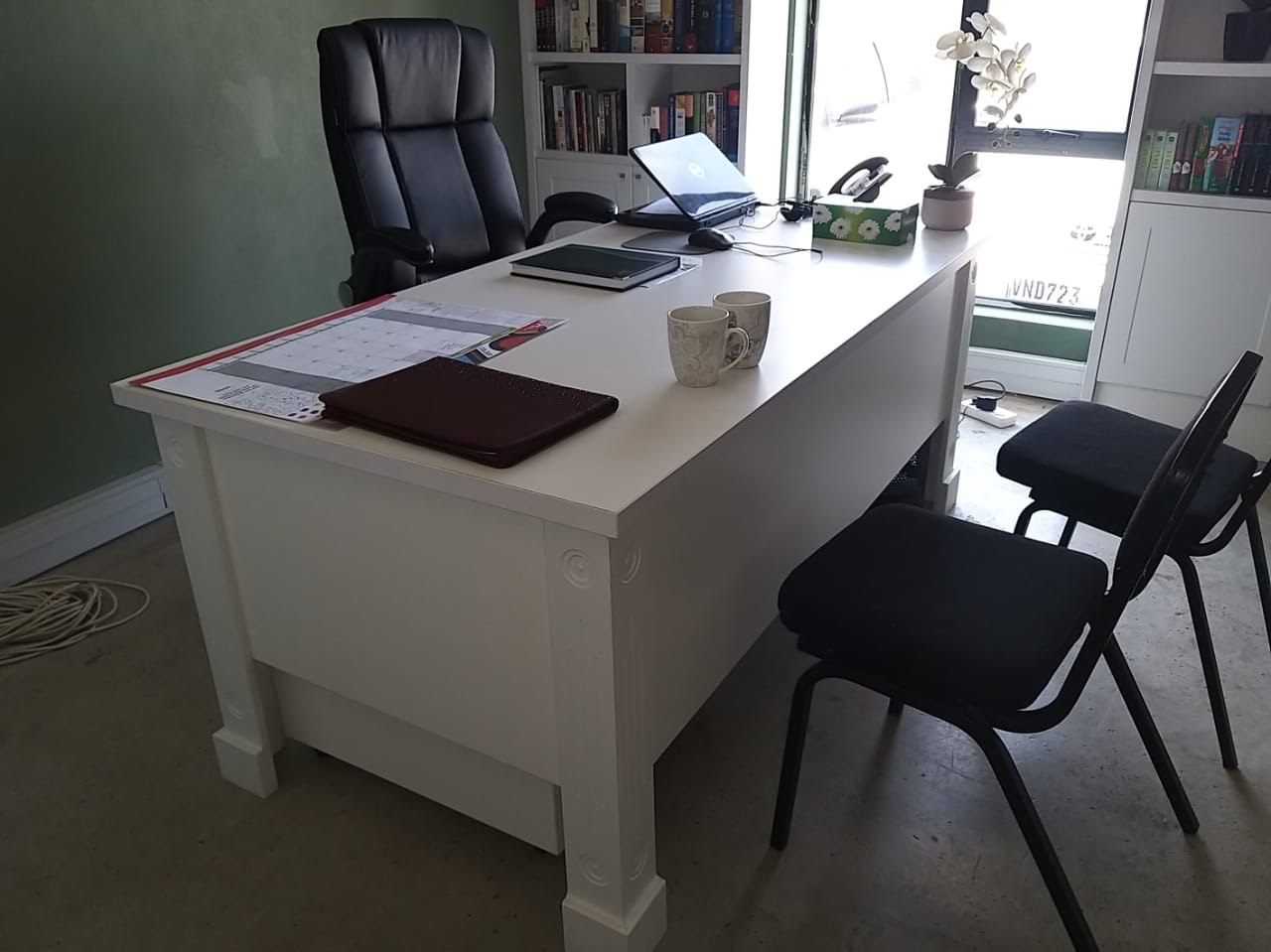 Office custom cabinetry project by Lé Grandt Woodcraft