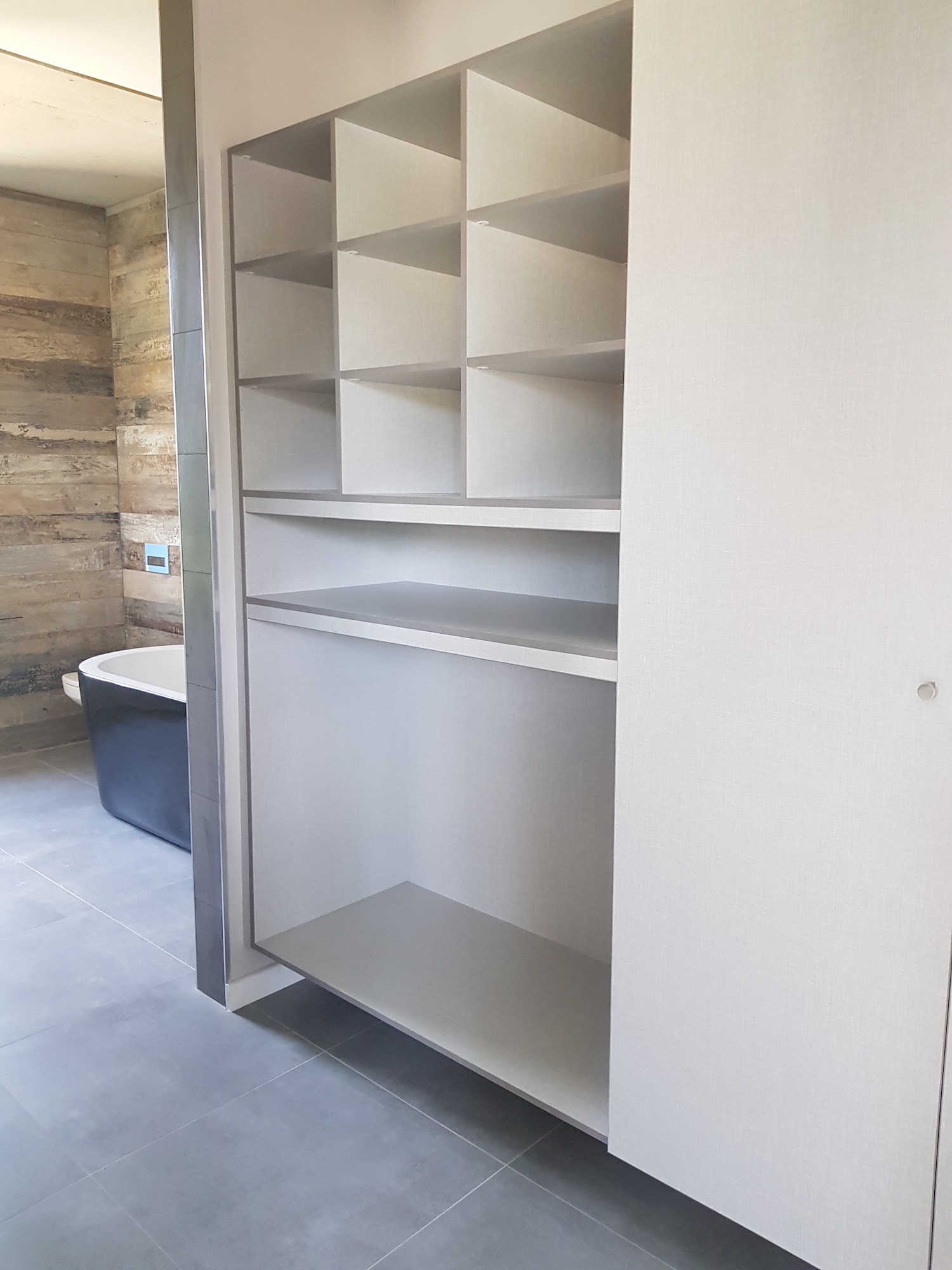 Vanities custom cabinetry project by Lé Grandt Woodcraft