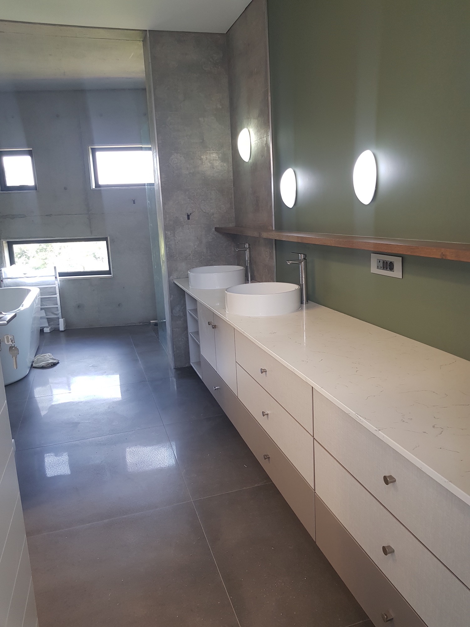 Vanities custom cabinetry project by Lé Grandt Woodcraft